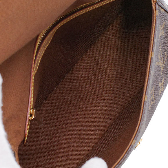 Louis Vuitton Mini Looping Shoulder Bag Handbag 2way Monogram Brown - Picture 4 of 8